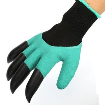 Praktične vrtnarske rokavice s plastičnimi kremplji za desničarje
