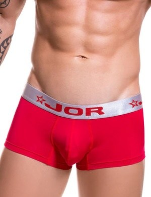 Pánské boxerky Jor Soft Boxer Color Red, Velikost oblečení M Pánské boxerky Jor Soft Boxer Color Red, Velikost oblečení M