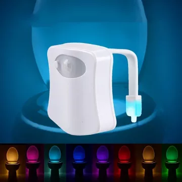 LED világítás WC csészébe