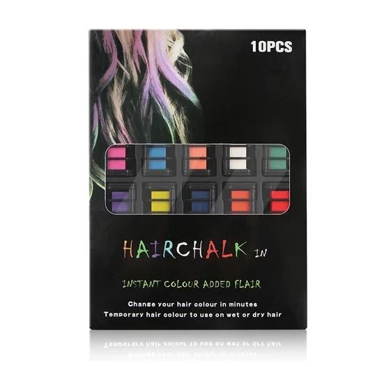 Zaparkorun Hřebeny s omyvatelnými barevnými křídami na vlasy – 10 barev