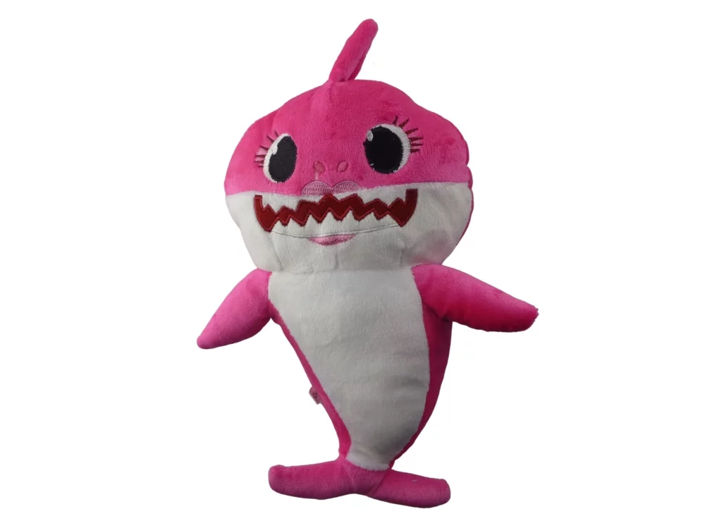 Zaparkorun Zpívající plyšový žralok - růžový
