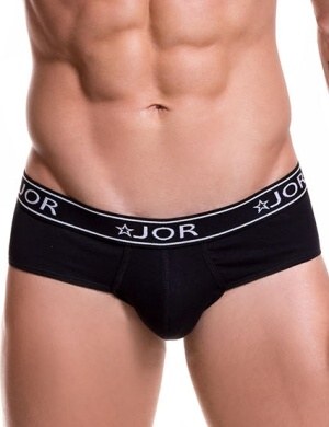 Pánské slipy Jor Life Brief Color Black, Velikost oblečení L Pánské slipy Jor Life Brief Color Black, Velikost oblečení L