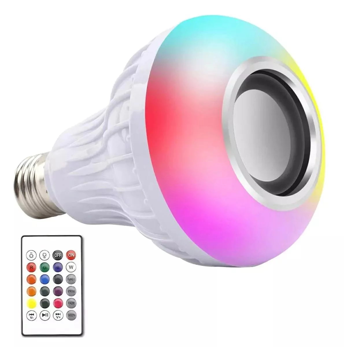 Zaparkorun LED RGB barevná žárovka s Bluetooth reproduktorem