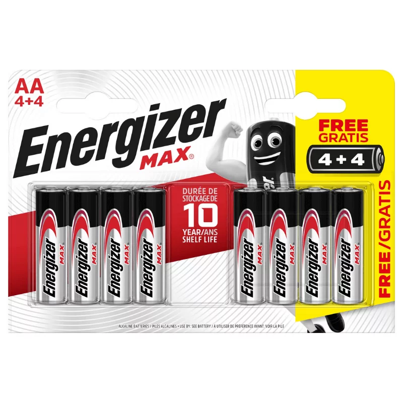 Energizer Max AA 8ks LR06 tužková bat.