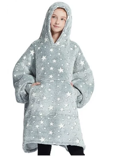 Zaparkorun Dětská mikina svítící ve tmě - Šedá