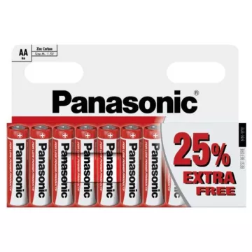 Baterii creion Zinc - 10x AA - Panasonic