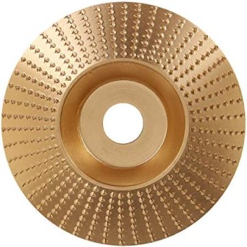 Disc din alamă pentru sculptat în lemn pentru polizor unghiular - 10 cm