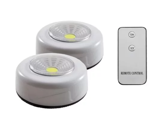 LED světla na dálkové ovládání - 2 ks