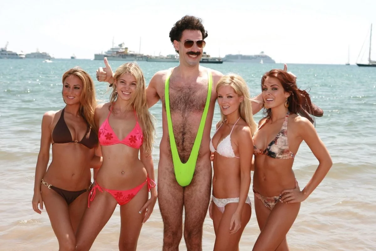 Zaparkorun Borat plavky mankini