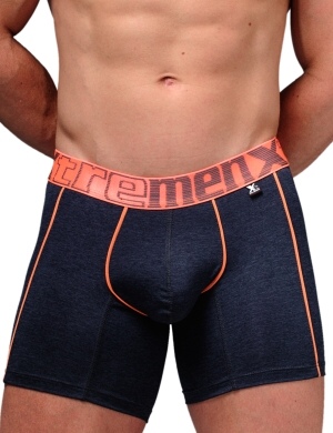 Boxeri Xtremen Microfiber Boxer Live Dark Blue, 1 perechi, mărimea M Boxeri Xtremen Microfiber Boxer Live Dark Blue, 1 perechi, mărimea M