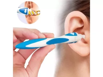 Spiralni čistilec ušes - 16 zamenljivih nastavkov v paketu