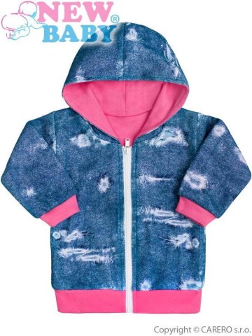 Dojčenská mikinka s kapucňou New Baby Light Jeansbaby ružová Dojčenská mikinka s kapucňou New Baby Light Jeansbaby ružová