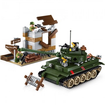 Enlighten Brick 1711 Tanková Bitva 380 dílů Enlighten Brick 1711 Tanková Bitva 380 dílů
