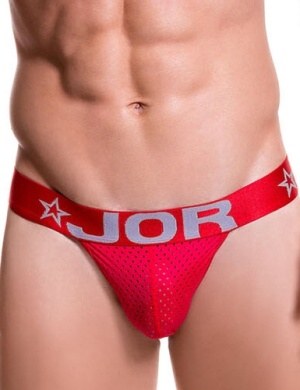 Pánské jocksy Jor Royalty Jocks Color Red, Velikost oblečení L Pánské jocksy Jor Royalty Jocks Color Red, Velikost oblečení L