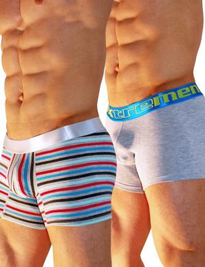 Pánské boxerky Xtremen 2 Pack-Cotton Boxer ACh, Velikost oblečení XL Pánské boxerky Xtremen 2 Pack-Cotton Boxer ACh, Velikost oblečení XL