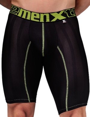 Pánské boxerky Xtremen Sports Boxer Perforated Black-Lemon, Velikost oblečení XL Pánské boxerky Xtremen Sports Boxer Perforated Black-Lemon, Velikost oblečení XL