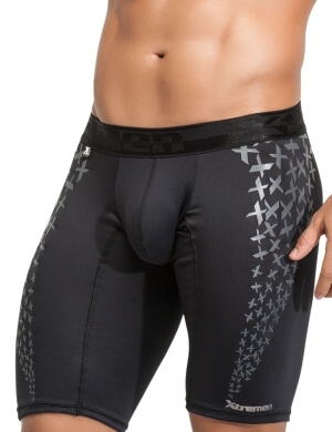 Pánské boxerky Xtremen Sports Boxer Printed Black, Velikost oblečení M Pánské boxerky Xtremen Sports Boxer Printed Black, Velikost oblečení M