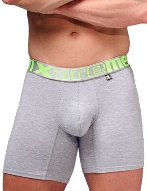 Boxeri Xtremen Long Boxer Gray Jade, 1 perechi, mărimea L Boxeri Xtremen Long Boxer Gray Jade, 1 perechi, mărimea L