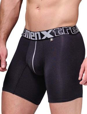 Boxeri Xtremen Microfiber Boxer Miniprint negru, 1 perechi, mărimea XL Boxeri Xtremen Microfiber Boxer Miniprint negru, 1 perechi, mărimea XL