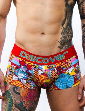 Pánské boxerky Discover Ni Hao, Velikost oblečení S Pánské boxerky Discover Ni Hao, Velikost oblečení S