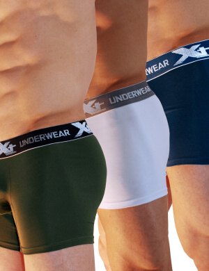 Pánské boxerky Xtremen 3 Pack-Microfiber Boxer BKM, Velikost oblečení M Pánské boxerky Xtremen 3 Pack-Microfiber Boxer BKM, Velikost oblečení M