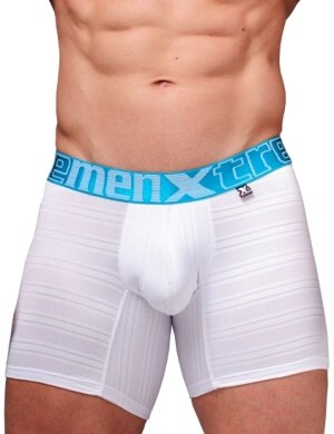 Boxeri Xtremen Microfiber Boxer Jacquard alb, 1 perechi, mărimea M Boxeri Xtremen Microfiber Boxer Jacquard alb, 1 perechi, mărimea M