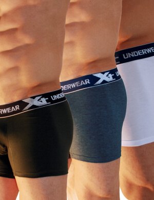 Pánské boxerky Xtremen 3 Pack-Cotton Boxer BKO, Velikost oblečení XL Pánské boxerky Xtremen 3 Pack-Cotton Boxer BKO, Velikost oblečení XL