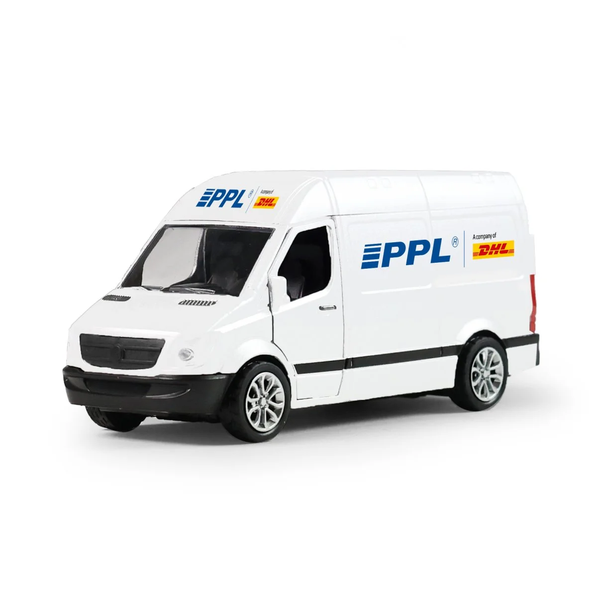 Kovová dodávka PPL s otevíracími dveřmi 12 cm