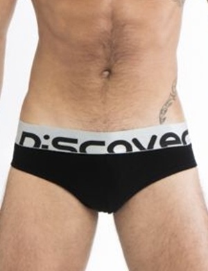 Pánské slipy Discover Basic Black Slip, Velikost oblečení M Pánské slipy Discover Basic Black Slip, Velikost oblečení M