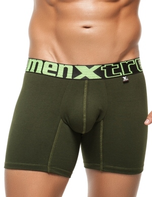 Boxeri Xtremen Long Boxer Military Green, 1 perechi, mărimea M Boxeri Xtremen Long Boxer Military Green, 1 perechi, mărimea M