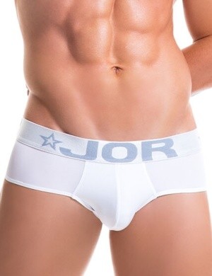 Pánské slipy Jor Bassic Brief Color White, Velikost oblečení S Pánské slipy Jor Bassic Brief Color White, Velikost oblečení S