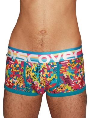 Pánské boxerky Discover Puzzle, Velikost oblečení S Pánské boxerky Discover Puzzle, Velikost oblečení S