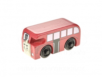 Dřevěný autobus 8cm Dřevěný autobus 8cm