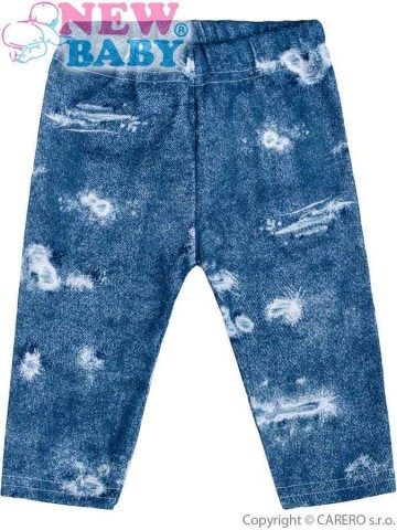 Kojenecké bavlněné legíny New Baby Light Jeansbaby modré Kojenecké bavlněné legíny New Baby Light Jeansbaby modré