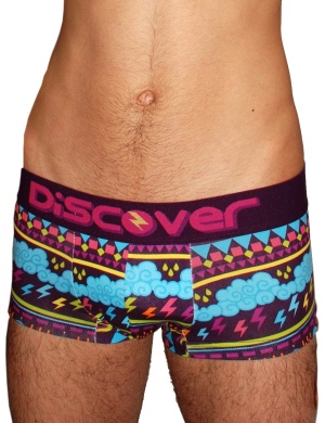 Boxeri din bumbac Discover Invaders Trunk, 1 perechi, mărimea XL Boxeri din bumbac Discover Invaders Trunk, 1 perechi, mărimea XL