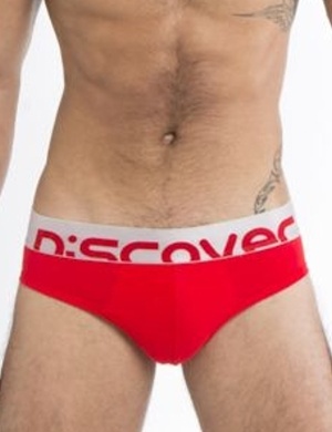 Pánské slipy Discover Basic Red Slip, Velikost oblečení S Pánské slipy Discover Basic Red Slip, Velikost oblečení S