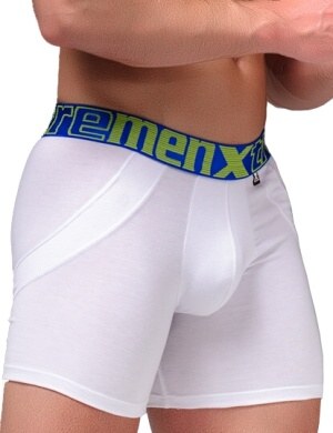 Boxeri Xtremen Sports Boxer Lift White, 1 perechi, mărimea L Boxeri Xtremen Sports Boxer Lift White, 1 perechi, mărimea L