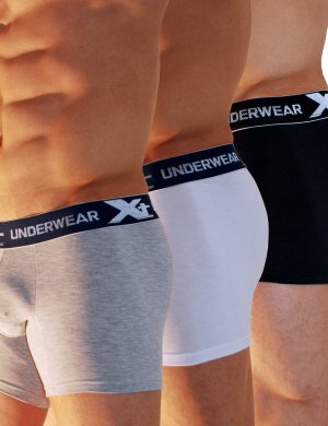 Pánské boxerky Xtremen 3 Pack-Cotton Boxer BCS, Velikost oblečení XL Pánské boxerky Xtremen 3 Pack-Cotton Boxer BCS, Velikost oblečení XL