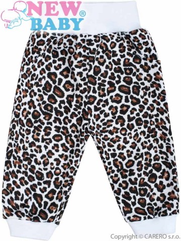 Kojenecké tepláčky New Baby Leopardík hnědé Kojenecké tepláčky New Baby Leopardík hnědé