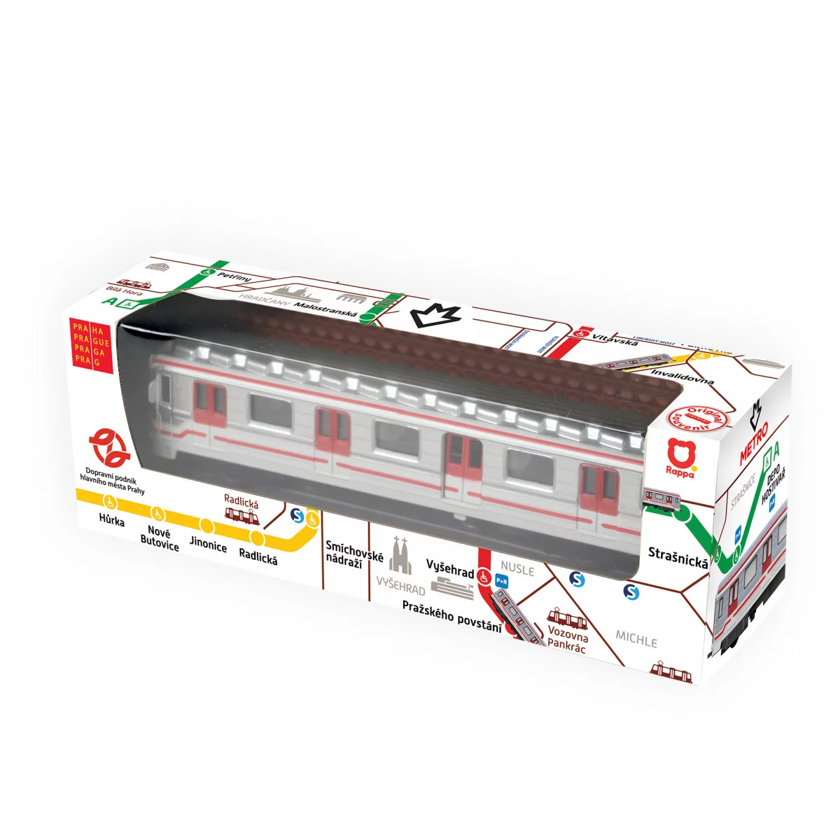Rappa Kovová souprava pražského metra 16 cm