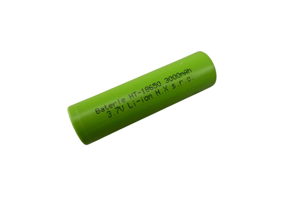 Zaparkorun Průmyslová dobíjecí baterie HT-18650 (3000mAh, 3,7V, Li-ion) - 1. kus