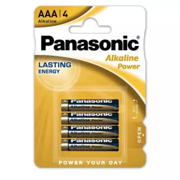 Mikrotužkové batérie Bronze - 4x AAA - Panasonic