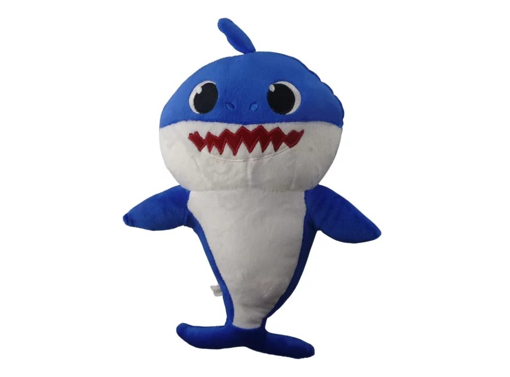 Zaparkorun Zpívající plyšový žralok - modrý