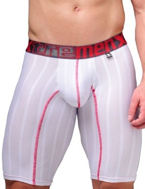 Pánské boxerky Xtremen Sports Boxer Perforated White-Red, Velikost oblečení M Pánské boxerky Xtremen Sports Boxer Perforated White-Red, Velikost oblečení M
