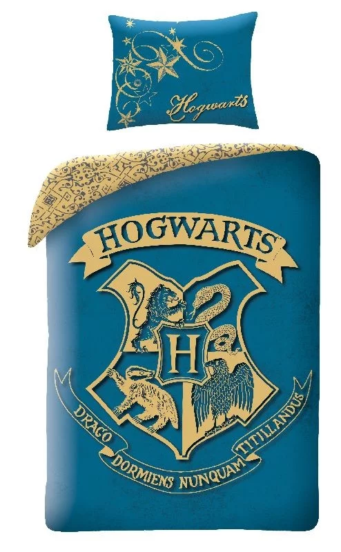 HALANTEX Bavlněné povlečení - Harry Potter Blue - 140 x 200 - Halantex