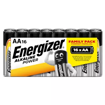 Tužkové batérie Alkaline Power - 16x AA - family pack - Energizer