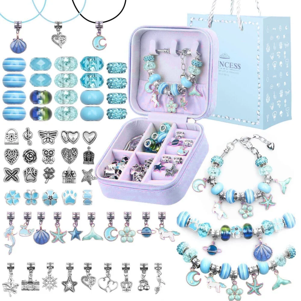 Sada na výrobu šperků RENEW FORCE - modrá