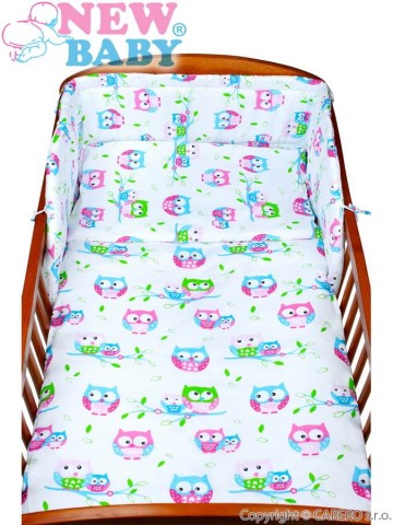 <p>3-dielne posteľné obliečky New Baby 90/120 cm biele so sovou</p> <p>3-dielne posteľné obliečky New Baby 90/120 cm biele so sovou</p>