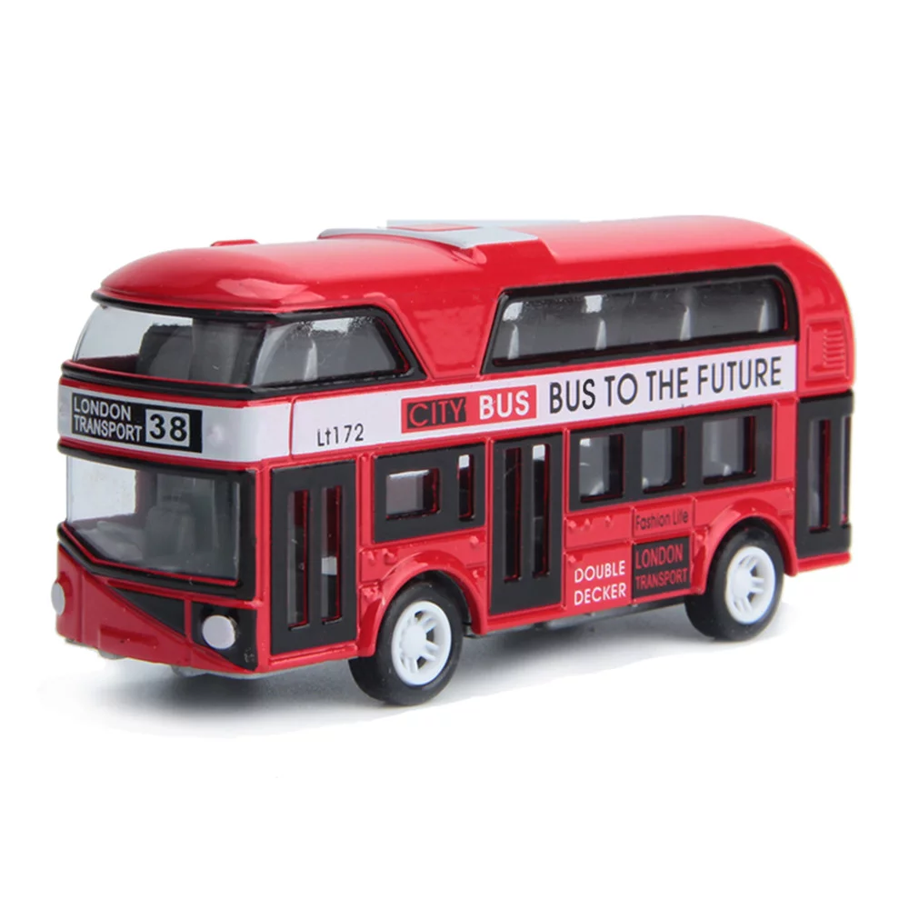 RAPPA Dvoupatrový londýnský autobus - červený - Rappa