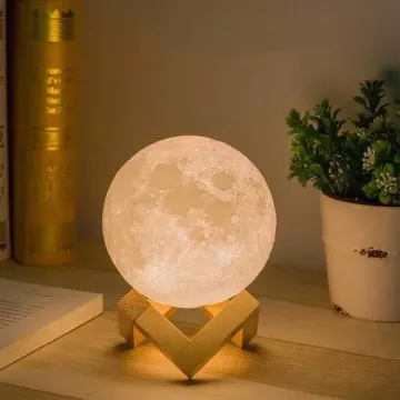 Luna hold alakú LED lámpa